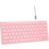 Клавиатура A4Tech Fstyler FBX51C розовый USB беспроводная BT/Radio slim Multimedia (FBX51C PINK)